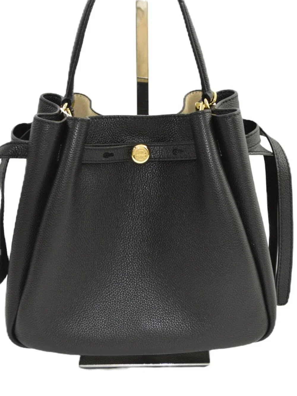 Tory Burch Romy pebbled bucket bag #202-93